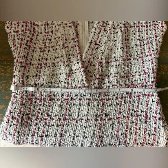 Zara Mini Dress  , color Cream/ black/ pink Size S - Picture 8 of 12